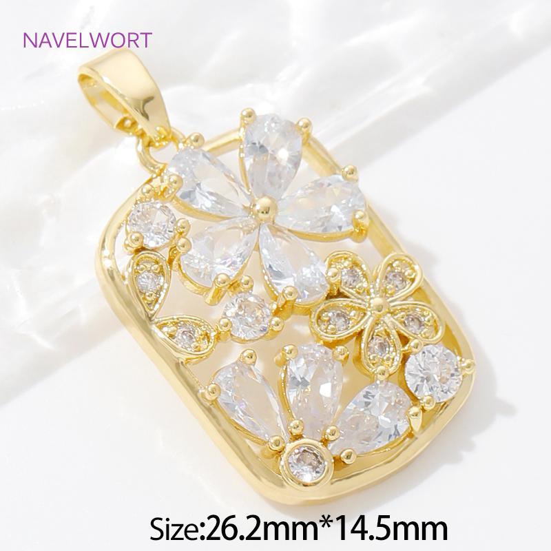 18K Gold Plated Brass Ballet Girl/Rectangular Flowers Charms Pendants For Necklace Jewelry Making DIY Accessories Wholesale 1 piece
18K Gold Plated Brass Ballet Girl/Rectangular Flowers Charms Pendants For Necklace Jewelry Making DIY Accessories Wholesale 1 piece
