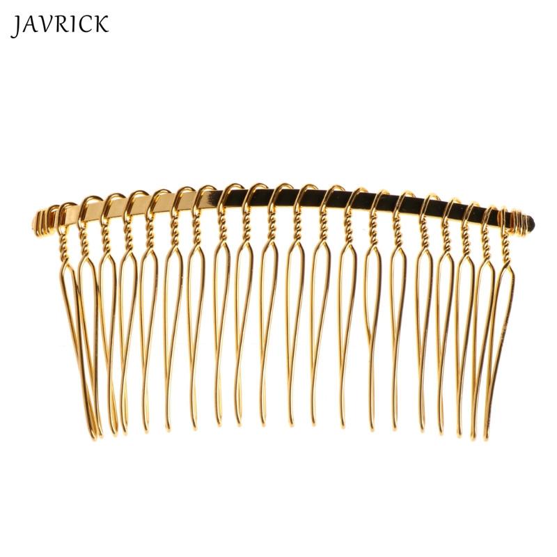 JAVRICK DIY Металлические пустые заколки для волос Свадебная вуаль Боковой гребень 20 зубьев Свадебные аксессуары для волос
JAVRICK DIY Металлические пустые заколки для волос Свадебная вуаль Боковой гребень 20 зубьев Свадебные аксессуары для волос