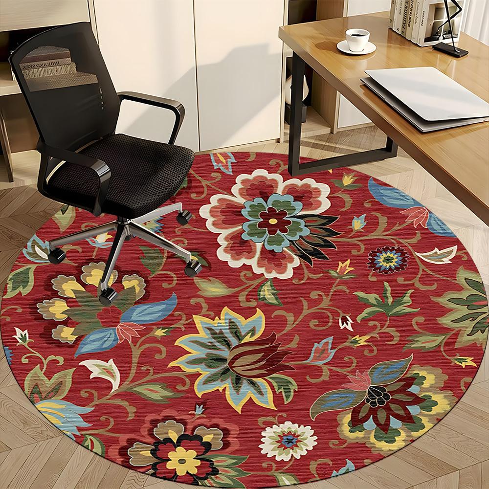 1PC Floral Pattern Chair Carpet for Office, Indoor Non-Slip Washable Carpet, Soft Comfortable Mat For Office Room yy250930207 80cm by 80cm
1PC Floral Pattern Chair Carpet for Office, Indoor Non-Slip Washable Carpet, Soft Comfortable Mat For Office Room yy250930207 80cm by 80cm