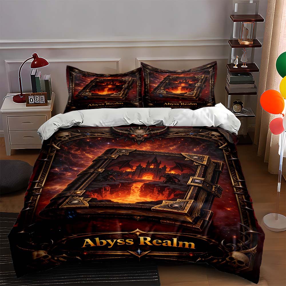 Dark, fiery, gothic. Bedding Duvet cover sets Duvet covers Pillowcases gifts (1 * Duvet Cover 2 * Pillowcases, without duvet insert) 135x200cm
Dark, fiery, gothic. Bedding Duvet cover sets Duvet covers Pillowcases gifts (1 * Duvet Cover 2 * Pillowcases, without duvet insert) 135x200cm