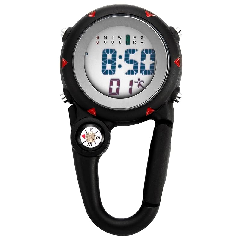 Lancardo carabiner clock waterproof watch pocket watch men s ladies analog night light key ring clip With pocket watch e1
Lancardo carabiner clock waterproof watch pocket watch men s ladies analog night light key ring clip With pocket watch e1