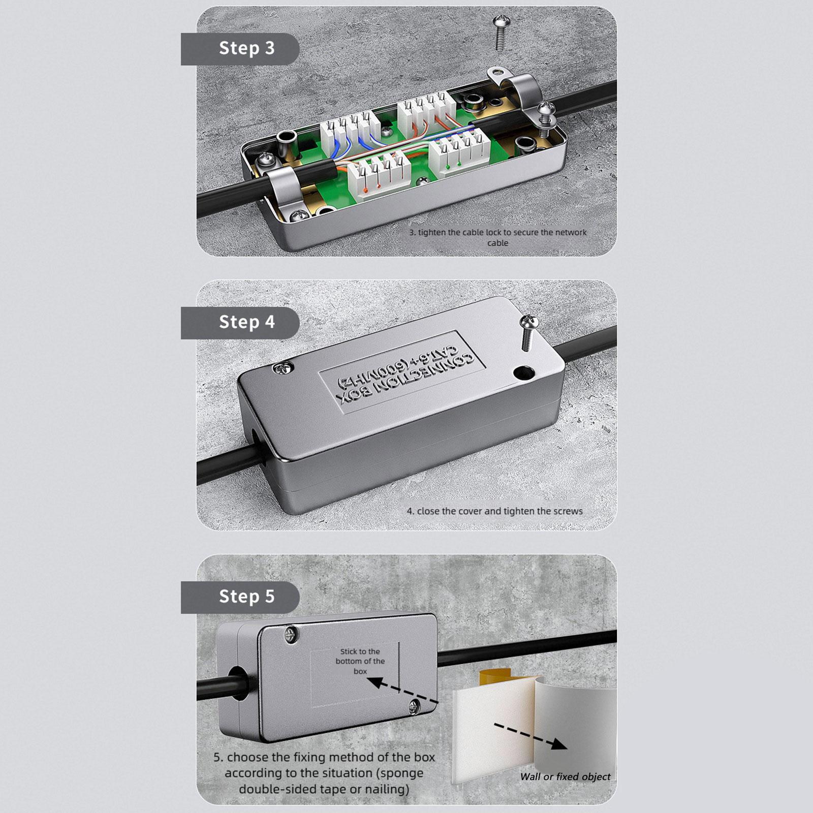 Professional CAT6A RJ45 Shielded Framework Extension Box with No Attenuation Design and Clear Wiring Guide 1
Professional CAT6A RJ45 Shielded Framework Extension Box with No Attenuation Design and Clear Wiring Guide 1