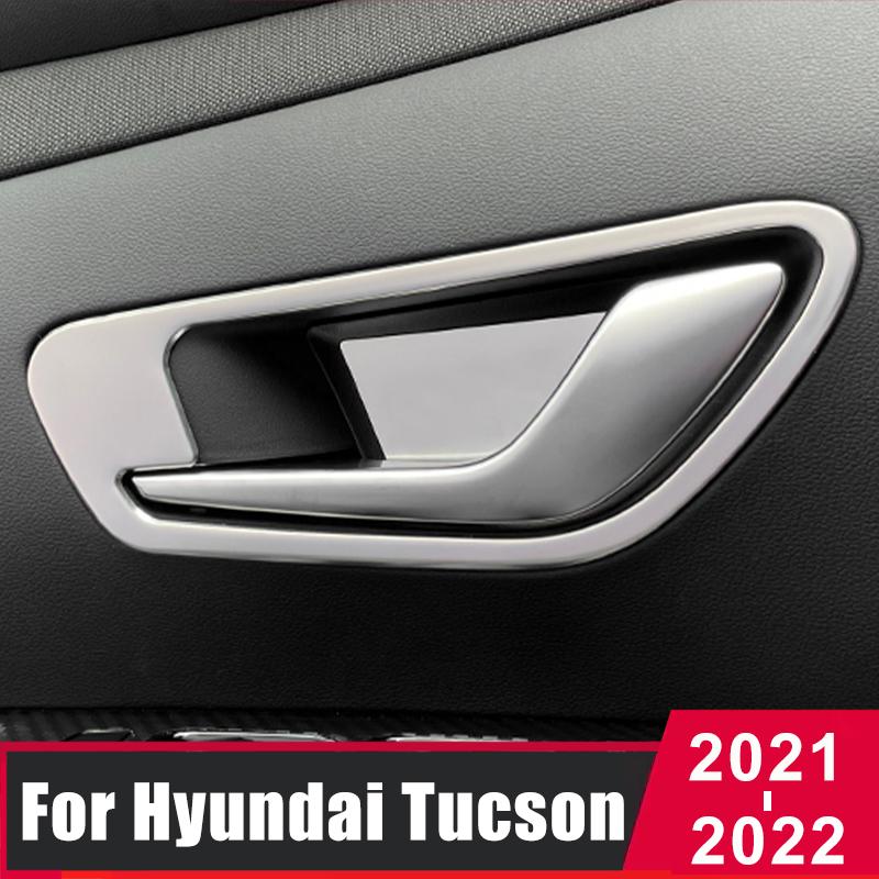 Для Hyundai Tucson NX4 2022 внутренняя ручка двери автомобиля, крышка чаши, отделка, декоративная рамка из нержавеющей стали, наклейка
Для Hyundai Tucson NX4 2022 внутренняя ручка двери автомобиля, крышка чаши, отделка, декоративная рамка из нержавеющей стали, наклейка