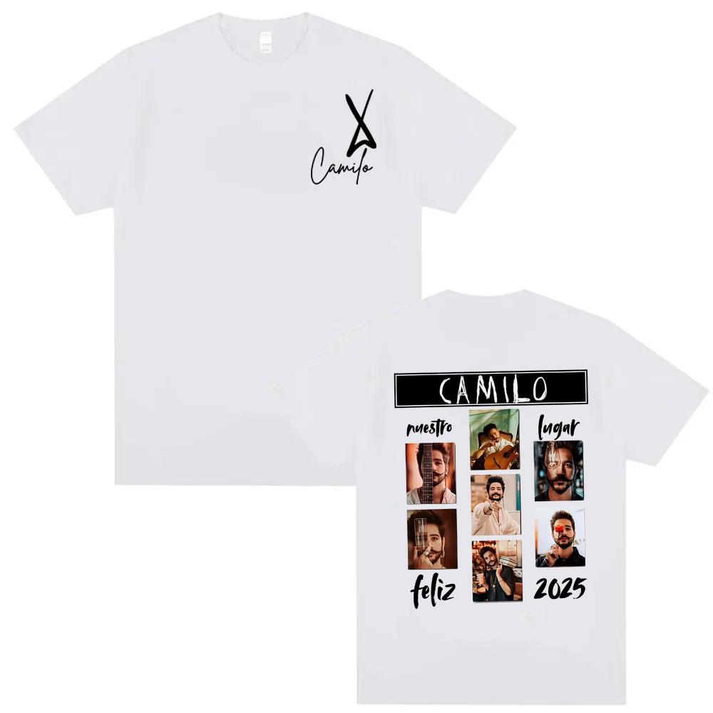 Singer Camilo La Tribu Album 2026 Cover T Shirts Unisex Women Vintage Hip Hop Trending Tshirt Oversized Loose Short Sleeve T Shirt S
Singer Camilo La Tribu Album 2026 Cover T Shirts Unisex Women Vintage Hip Hop Trending Tshirt Oversized Loose Short Sleeve T Shirt S