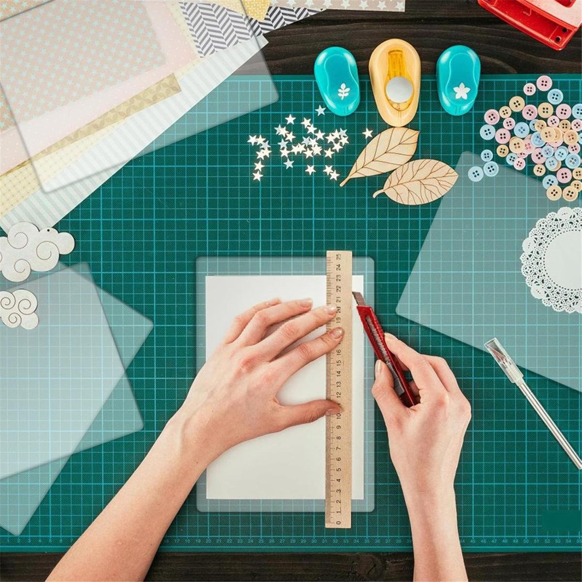 2025+ 6 Pieces Clear Acrylic Cutting Pads, 8.7x6.1 Inches Clear Cutting Plate Acrylic Cutting Pads for Embossing Crafting China Mainland
2025+ 6 Pieces Clear Acrylic Cutting Pads, 8.7x6.1 Inches Clear Cutting Plate Acrylic Cutting Pads for Embossing Crafting China Mainland
