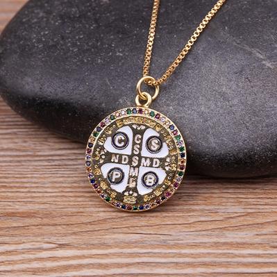Nidin New Arrival Chrisitian Cross Bible Verse Prayer Necklace Micro Pave Cubic Zirconia Pendant Women Religious Amulet Jewelry білий
Nidin New Arrival Chrisitian Cross Bible Verse Prayer Necklace Micro Pave Cubic Zirconia Pendant Women Religious Amulet Jewelry білий