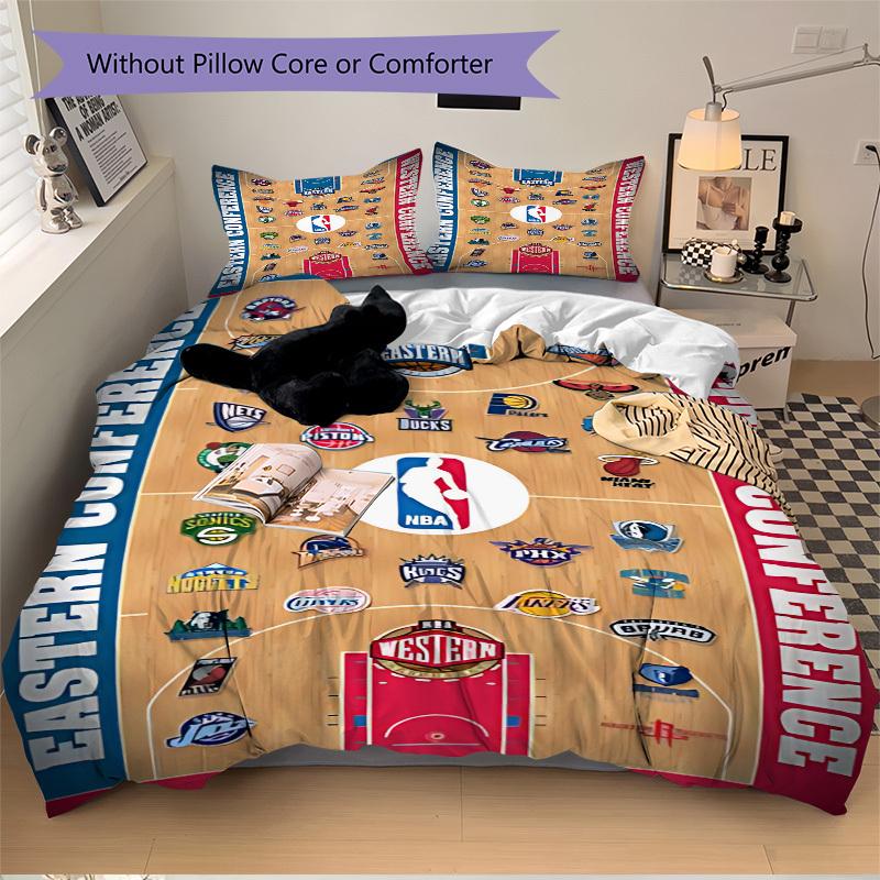 3pcs bedding set Basketball Teams Includes 1 Comforter + 2 Pillowcases, Without Pillow Inserts, Soft Comfortable,a0910250 200x200cm
3pcs bedding set Basketball Teams Includes 1 Comforter + 2 Pillowcases, Without Pillow Inserts, Soft Comfortable,a0910250 200x200cm