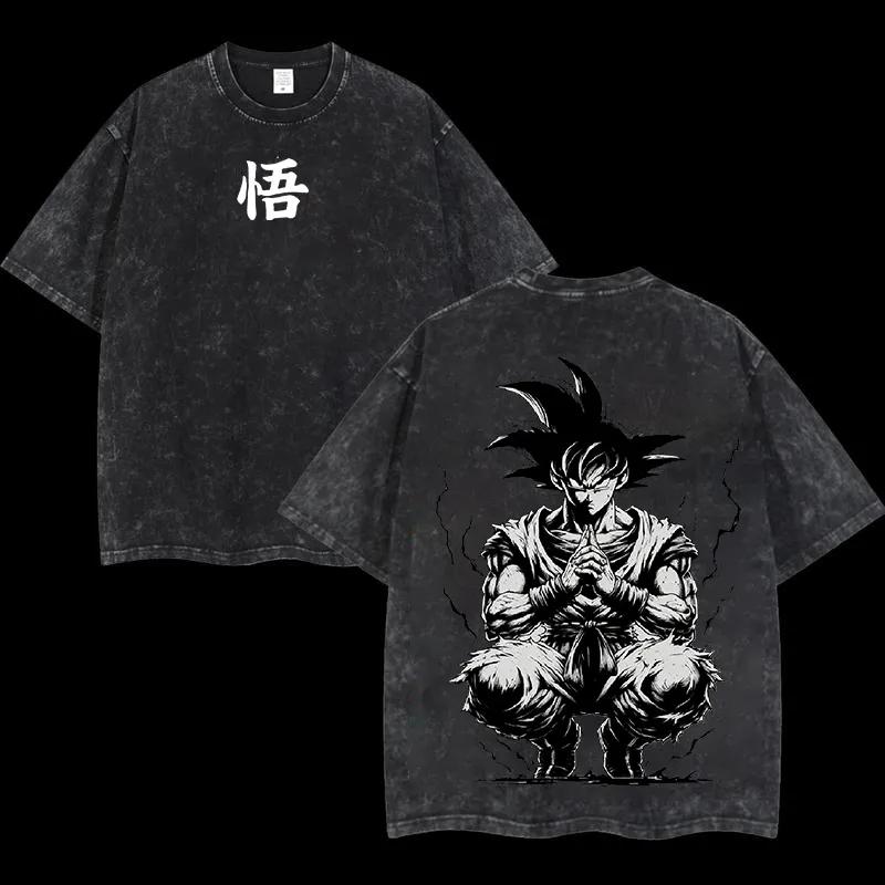 Goku Meditating T Shirt Men Acid Wash Anime Zen Graphic Cotton Vintage Gym Streetwear Japanese Kanji Print Back Oversized Tee M
Goku Meditating T Shirt Men Acid Wash Anime Zen Graphic Cotton Vintage Gym Streetwear Japanese Kanji Print Back Oversized Tee M