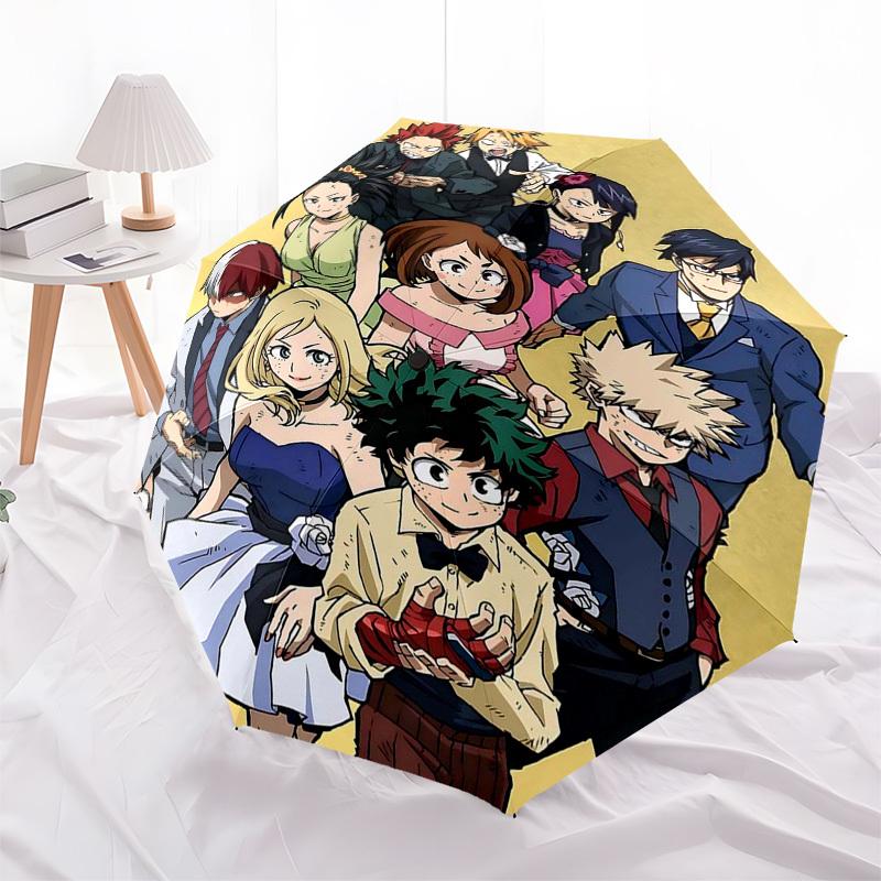 1pc My Hero Academia Characters Auto Open Umbrella, Portable 3-Fold Design with 8-Bone Iron Frame, Outdoor Umbrella, Perfect Gift for Fans, Travelers,
1pc My Hero Academia Characters Auto Open Umbrella, Portable 3-Fold Design with 8-Bone Iron Frame, Outdoor Umbrella, Perfect Gift for Fans, Travelers,