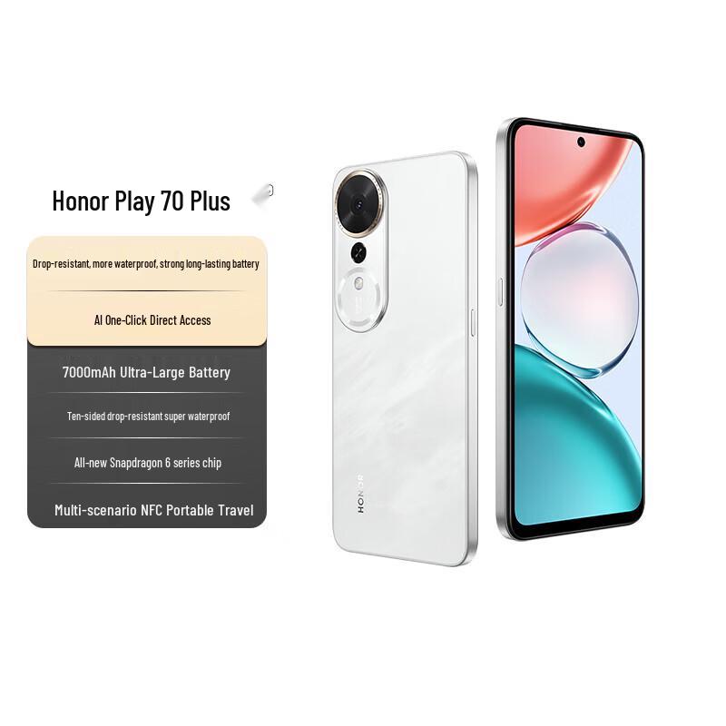 Honor Play 70 Plus 5G Smartphone (CN version) 8GB+256GB
Honor Play 70 Plus 5G Smartphone (CN version) 8GB+256GB