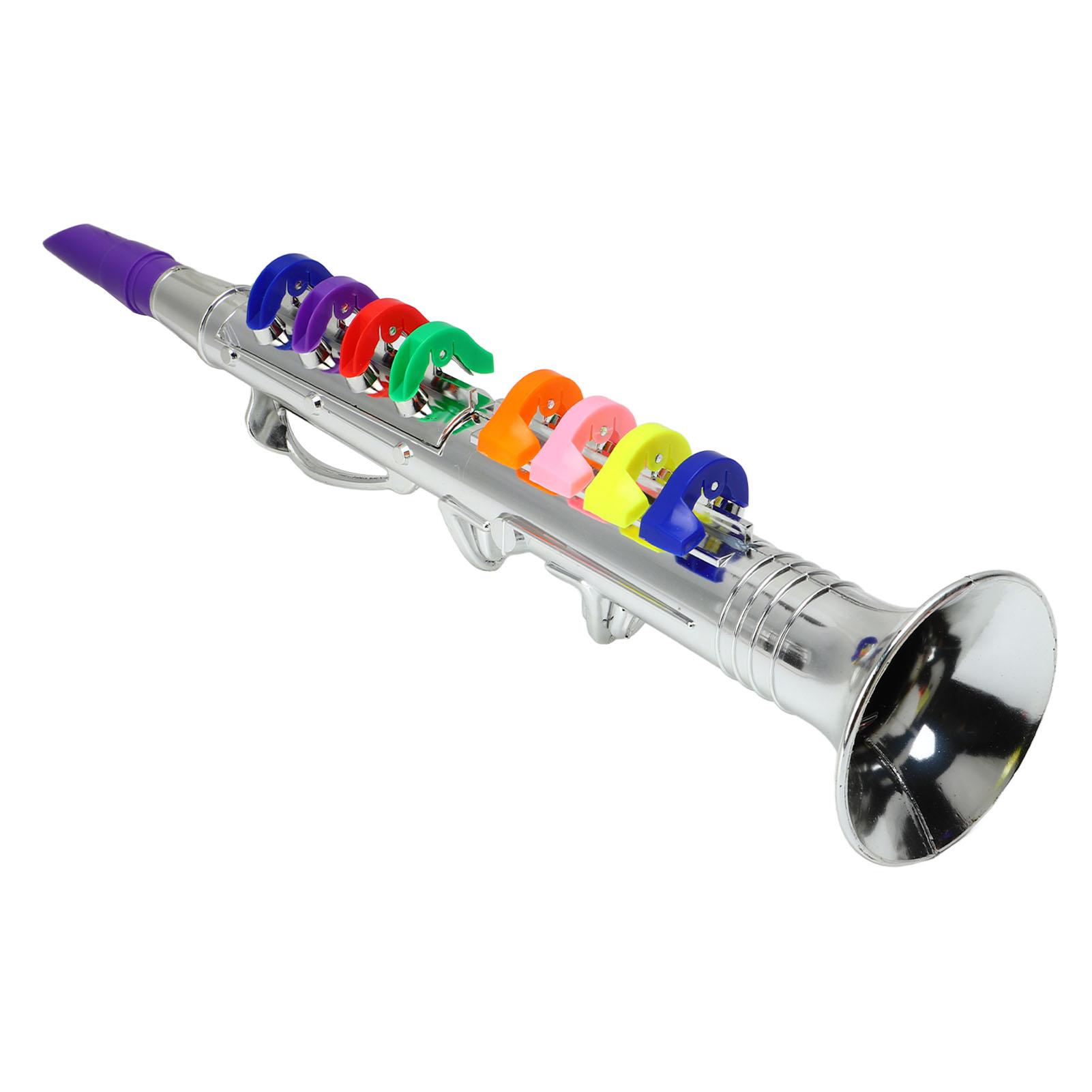 Игрушечный кларнет для детей, малышей, пластиковый саксофон, духовой музыкальный инструмент, аксессуары
Игрушечный кларнет для детей, малышей, пластиковый саксофон, духовой музыкальный инструмент, аксессуары