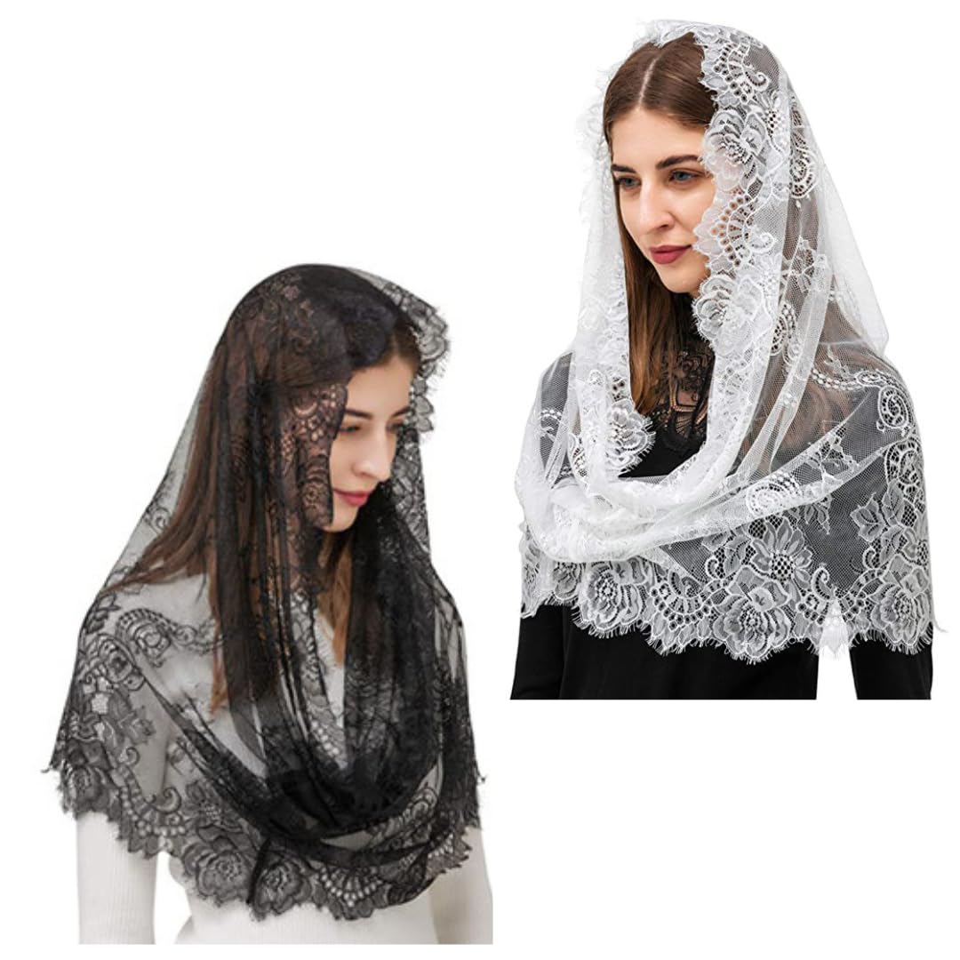 Uccellino Католическая вуаль, Кружевная вуаль кольцевого типа для церковной мессы, Готическая Лолита Косплей (Черно-белый набор)
Uccellino Католическая вуаль, Кружевная вуаль кольцевого типа для церковной мессы, Готическая Лолита Косплей (Черно-белый набор)