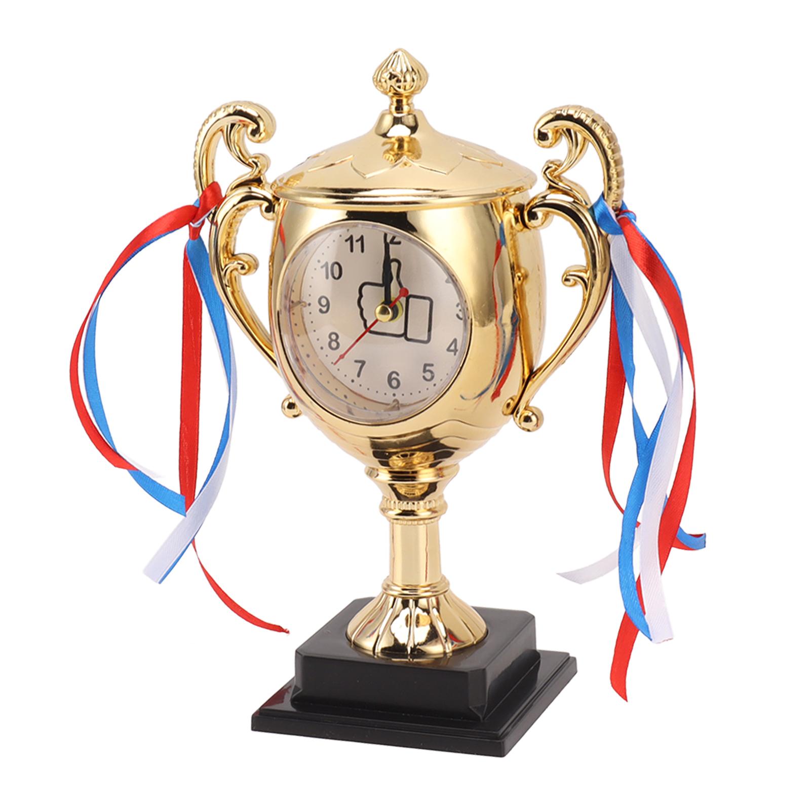 Retro Clock Lifelike Trophy Model Decorative Small Desktop Alarm Clock for Dormitory Bedroom Living Room Gold золотой
Retro Clock Lifelike Trophy Model Decorative Small Desktop Alarm Clock for Dormitory Bedroom Living Room Gold золотой