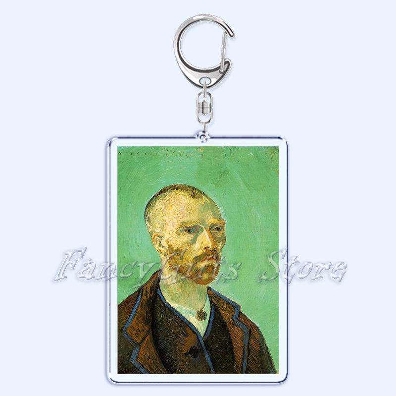 Hot Classic Oil Painting Keychain for Accessories Bag Pendant Van Gogh Monet Art Sunflower Key Chain Ring Keychains Jewelry Gift
Hot Classic Oil Painting Keychain for Accessories Bag Pendant Van Gogh Monet Art Sunflower Key Chain Ring Keychains Jewelry Gift