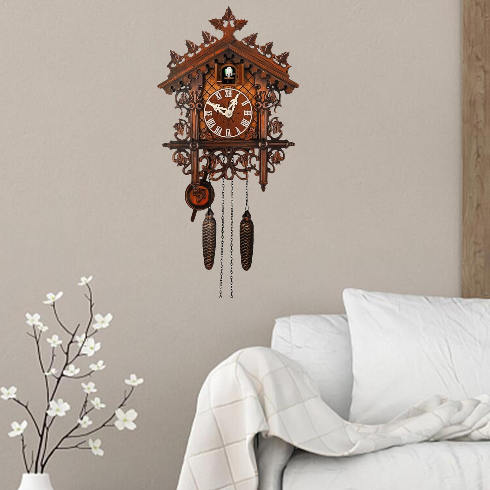 Cuckoo Clock Battery Powered Wall Clocks Handcrafted Decoration Windchime
Cuckoo Clock Battery Powered Wall Clocks Handcrafted Decoration Windchime