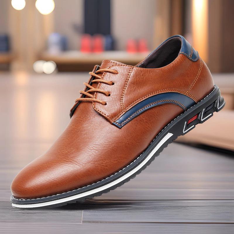 Wenzhou casual leather shoes men s business dress shoes British style men s shoes large size shoes men s shoes breathable and not smelly feet 48 чорний
Wenzhou casual leather shoes men s business dress shoes British style men s shoes large size shoes men s shoes breathable and not smelly feet 48 чорний