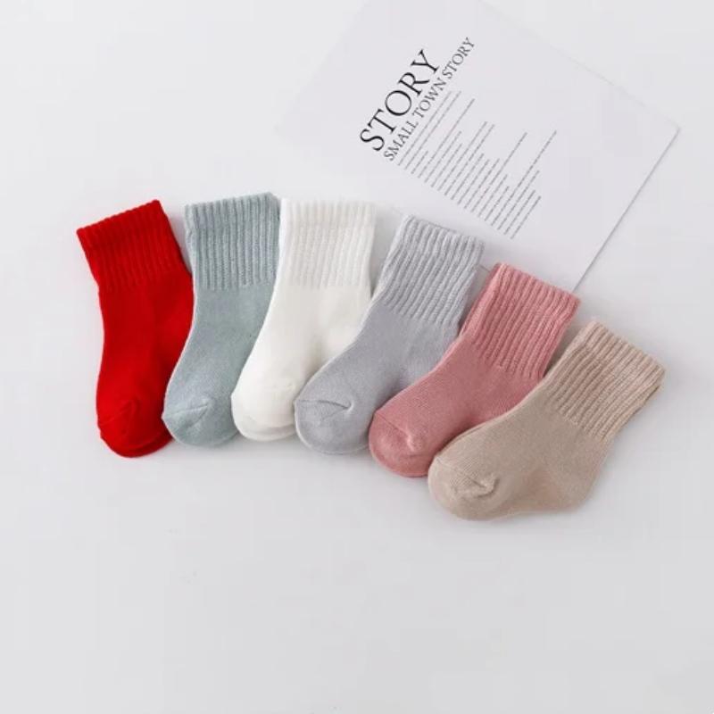 6Pairs/set 0-12Month Newborn Baby Sock for Boys Girls Cotton Solid Soft Infant Socks for Girls Boys Spring Autumn Korea Style one size
6Pairs/set 0-12Month Newborn Baby Sock for Boys Girls Cotton Solid Soft Infant Socks for Girls Boys Spring Autumn Korea Style one size
