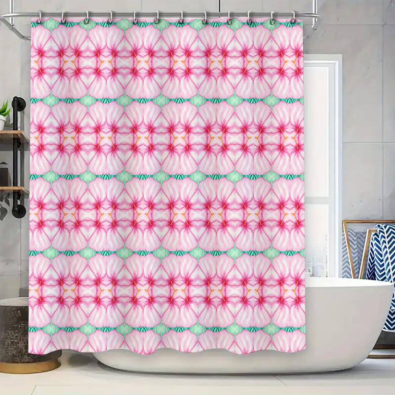 Elegant Watermelon Bath Mat Floral Shower Curtain Waterproof Decorative Washroom Liner With Hook Set W60H190(CM)-1 Pcs
Elegant Watermelon Bath Mat Floral Shower Curtain Waterproof Decorative Washroom Liner With Hook Set W60H190(CM)-1 Pcs