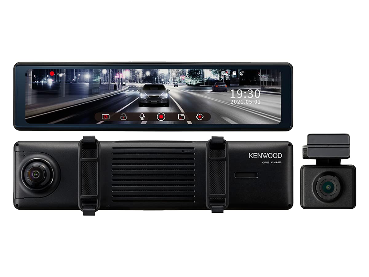 KENWOOD Drive Recorder rear Mirror type Equipped with digital mirror IPS LCD Front and rear high sensitivity STARVIS CMOS sensor Equipped with full
KENWOOD Drive Recorder rear Mirror type Equipped with digital mirror IPS LCD Front and rear high sensitivity STARVIS CMOS sensor Equipped with full