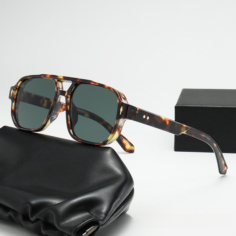 Fashion Retro Double Bridge Sunglasses Woman Leopard Sun Glasses Outdoors Street Wear Shades Men s Shades UV400 Eyewear Lentes
Fashion Retro Double Bridge Sunglasses Woman Leopard Sun Glasses Outdoors Street Wear Shades Men s Shades UV400 Eyewear Lentes