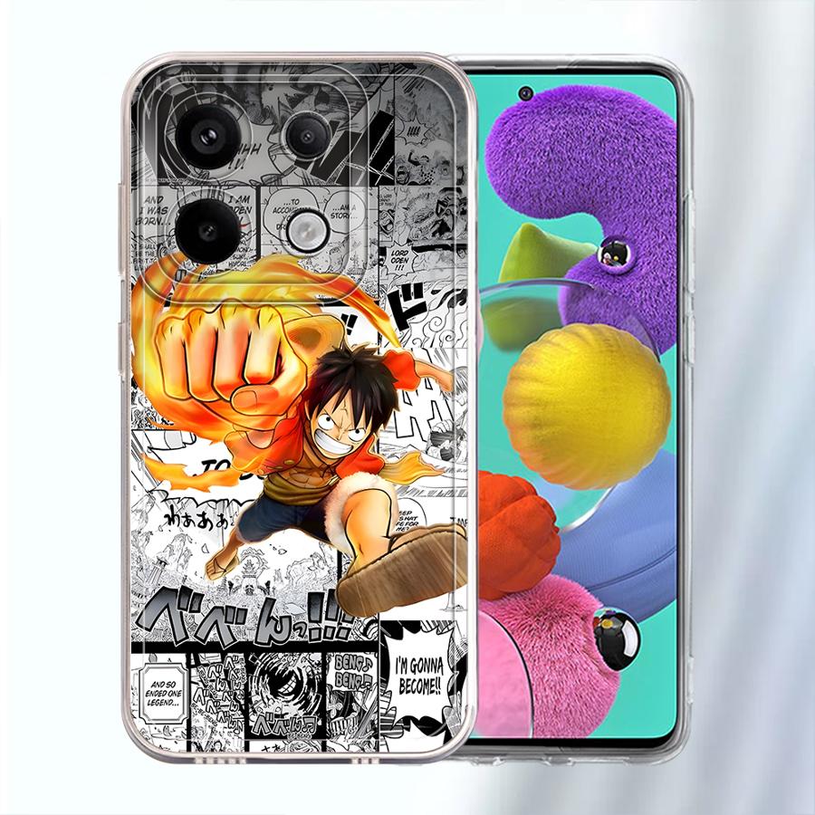 One Piece Luffy Comic Soft Phone Cover Case for Xiaomi Redmi Note 14 Pro Plus Note 13 12S 10S 13C 14C A4 11S 11 9 10 12 Redmi Note 14 Pro+ 5G (Global)
One Piece Luffy Comic Soft Phone Cover Case for Xiaomi Redmi Note 14 Pro Plus Note 13 12S 10S 13C 14C A4 11S 11 9 10 12 Redmi Note 14 Pro+ 5G (Global)