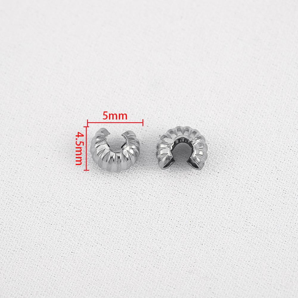 10pcs 20pcs 5mm Gold Plated Open Crimp Covering Beads Pumpkin Stainless Steel End Beads Stopper DIY Jewelry Making Accessories 10pcs
10pcs 20pcs 5mm Gold Plated Open Crimp Covering Beads Pumpkin Stainless Steel End Beads Stopper DIY Jewelry Making Accessories 10pcs