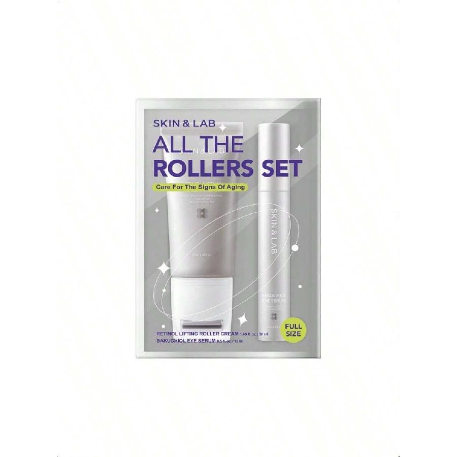 Skin&Lab Anti-Aging Rollers Duo Set Bakuchiol Eye Roller & Retinol Lifting Roller Vegan Skincare Gift Set
Skin&Lab Anti-Aging Rollers Duo Set Bakuchiol Eye Roller & Retinol Lifting Roller Vegan Skincare Gift Set
