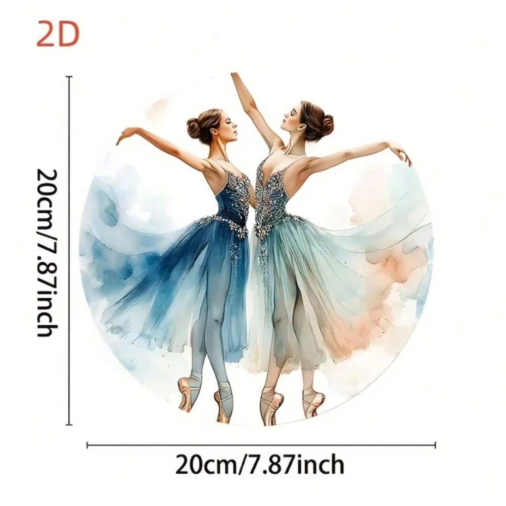 Elegant Ballerina Metal Wall Decor Round Tin Sign High Definition Print Home Garden Bar Cafe Plaque 20x20 різнокольоровий
Elegant Ballerina Metal Wall Decor Round Tin Sign High Definition Print Home Garden Bar Cafe Plaque 20x20 різнокольоровий