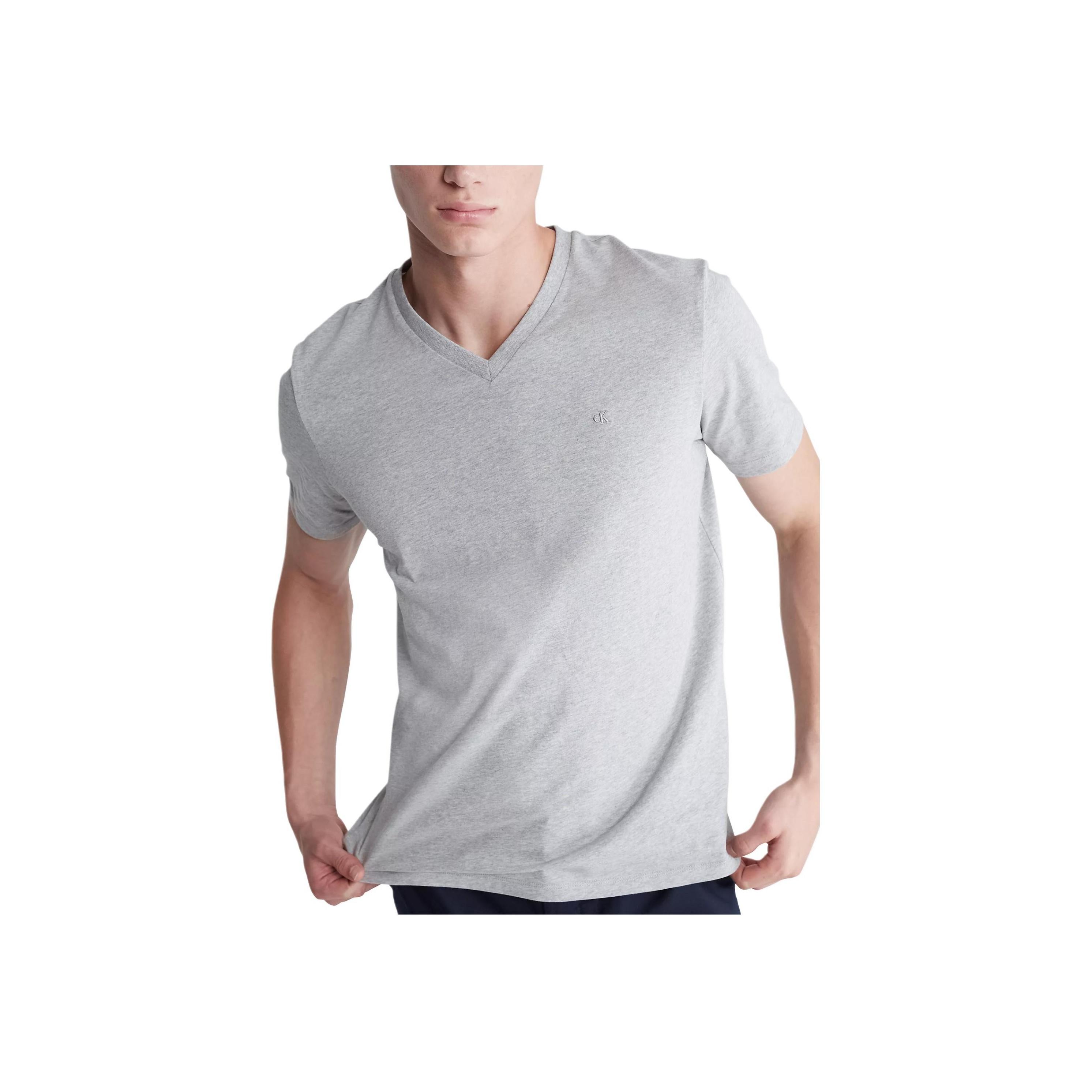 Calvin Klein Embroidered Logo Solid V-Neck Short Sleeve T-Shirt Men Tops Gray 40HM298-031 M
Calvin Klein Embroidered Logo Solid V-Neck Short Sleeve T-Shirt Men Tops Gray 40HM298-031 M