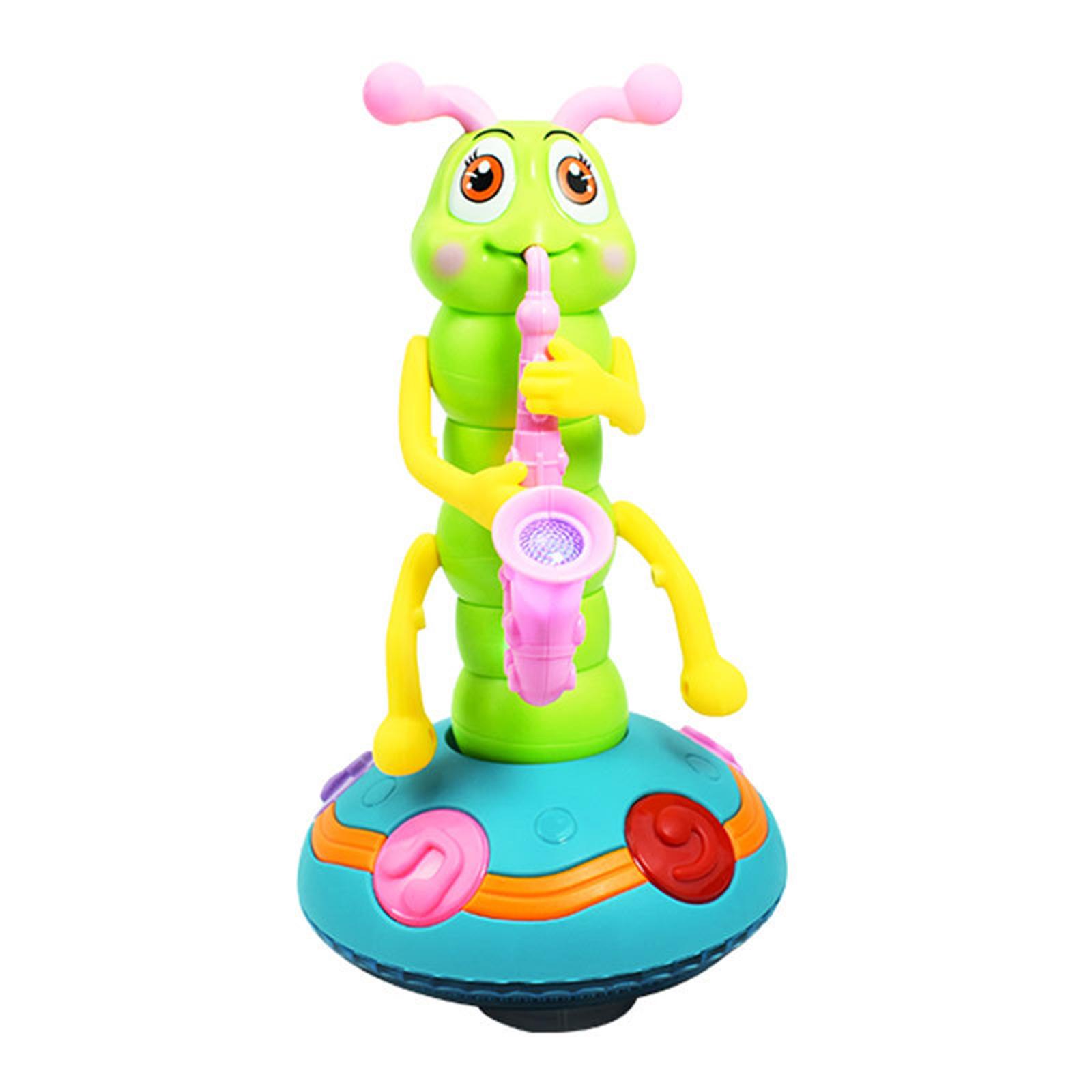 Dancing Saxophone Caterpillar, Toddlers Early Educational Toys, With Music And LED Light Automatic Obstacle Avoidance Dancing Toy One Size
Dancing Saxophone Caterpillar, Toddlers Early Educational Toys, With Music And LED Light Automatic Obstacle Avoidance Dancing Toy One Size