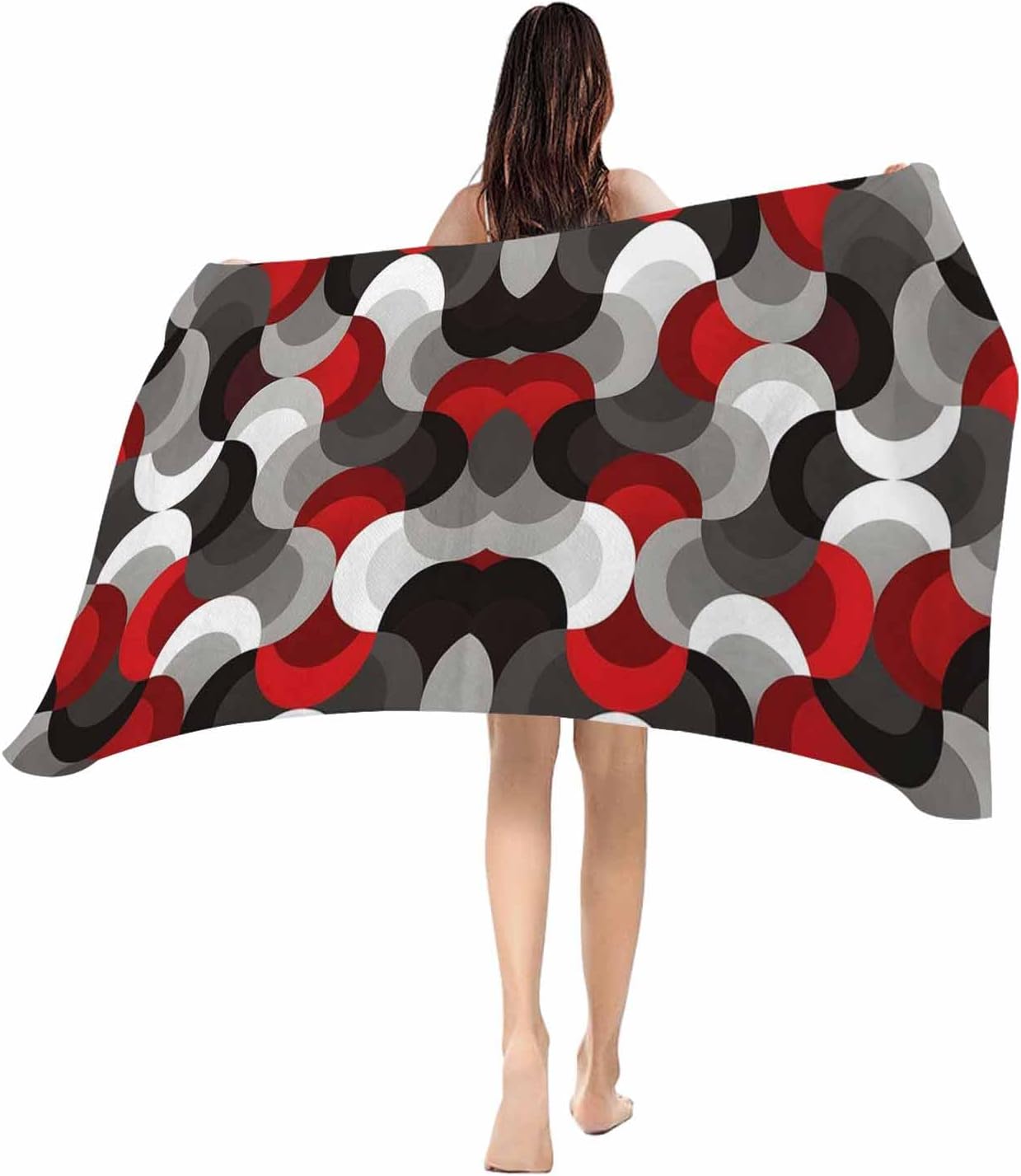 Beach Towel Abstract Geometric Art Bath Pool Towels Modern Blue Grey Soft Absorbent Beach Towel Lightweight Large Quick Dry Swim W40*H60(CM)
Beach Towel Abstract Geometric Art Bath Pool Towels Modern Blue Grey Soft Absorbent Beach Towel Lightweight Large Quick Dry Swim W40*H60(CM)