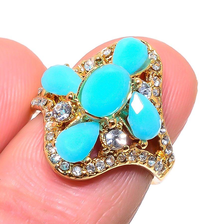 Натуральный халцедон и цирконий, серебро 925 пробы, размер кольца 5 m2V30
Натуральный халцедон и цирконий, серебро 925 пробы, размер кольца 5 m2V30