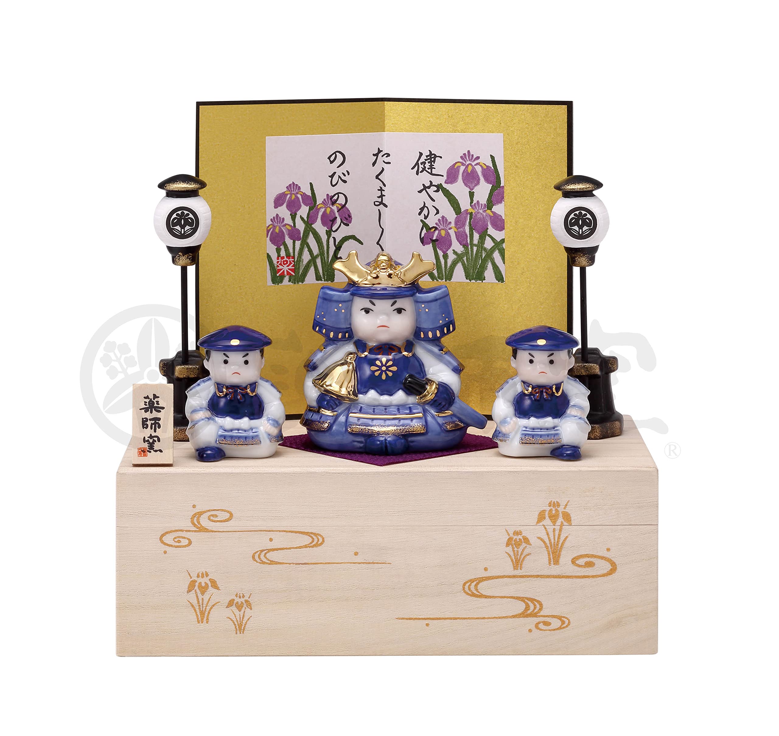 Yakushigama May First Battle General Decoration storage box and Doll, Boys Festival, Somenishiki, (with stand)
Yakushigama May First Battle General Decoration storage box and Doll, Boys Festival, Somenishiki, (with stand)