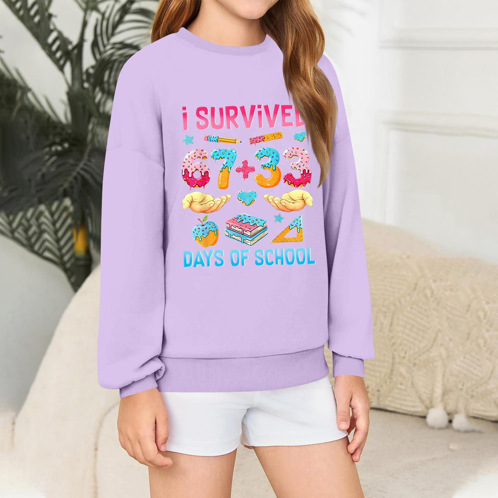 Children s Long-sleeved Loose-fitting Pullover Top With Letter Print 130 фіолетовий
Children s Long-sleeved Loose-fitting Pullover Top With Letter Print 130 фіолетовий