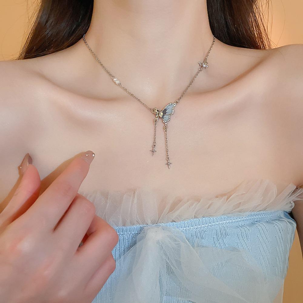 Женские модные аксессуары, подвеска-бабочка, цепочка-колье с бабочкой для женщин/девочек
Женские модные аксессуары, подвеска-бабочка, цепочка-колье с бабочкой для женщин/девочек