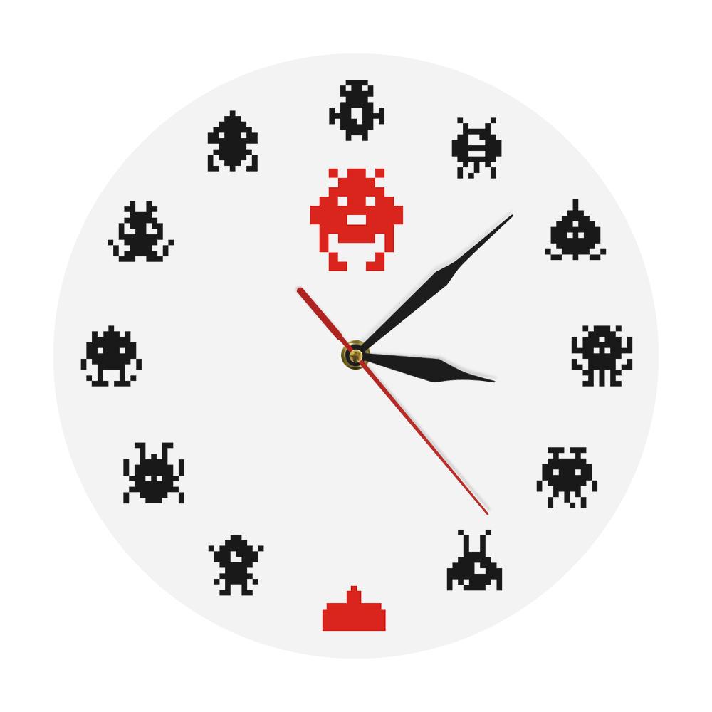 Ретро игровое пространство Alien Invader Детская комната Настенные часы Pixel Art Invader Monster Аркадные игры Современные настенные часы Игровая комната Wall Art
Ретро игровое пространство Alien Invader Детская комната Настенные часы Pixel Art Invader Monster Аркадные игры Современные настенные часы Игровая комната Wall Art