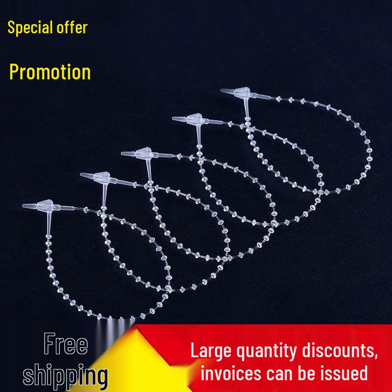 Прозрачная пластиковая игла для ручного продевания нити с защелкой для этикеток Black 3 inch 9 cm - 1000 pieces
Прозрачная пластиковая игла для ручного продевания нити с защелкой для этикеток Black 3 inch 9 cm - 1000 pieces