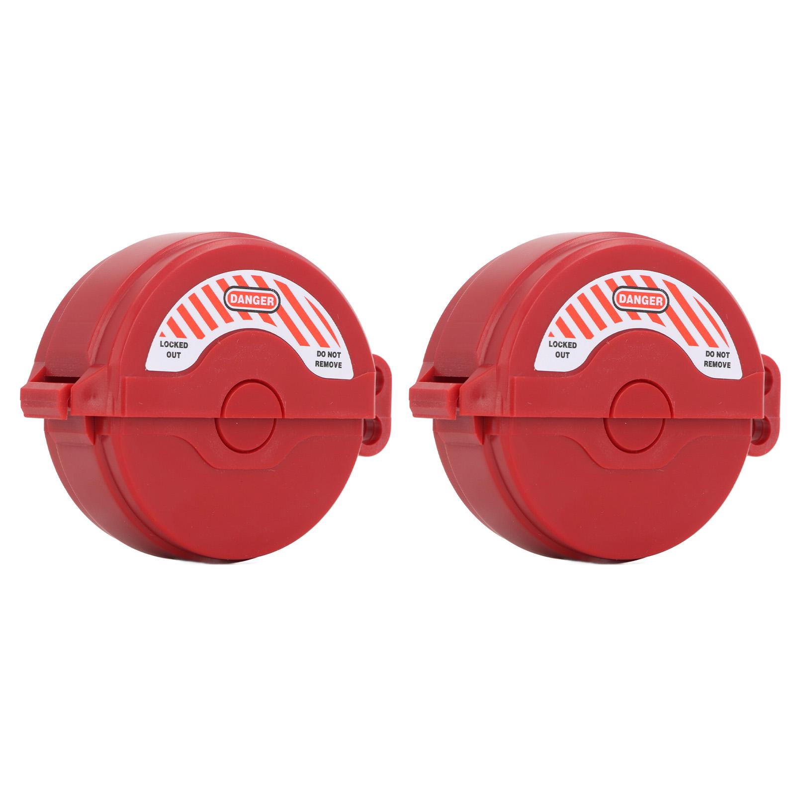 2 Pcs Gate Valve Lockout Device PA High Impact Resistance Valve Lockout for 1 to 2 1 2 Inch Diameter Handles
2 Pcs Gate Valve Lockout Device PA High Impact Resistance Valve Lockout for 1 to 2 1 2 Inch Diameter Handles
