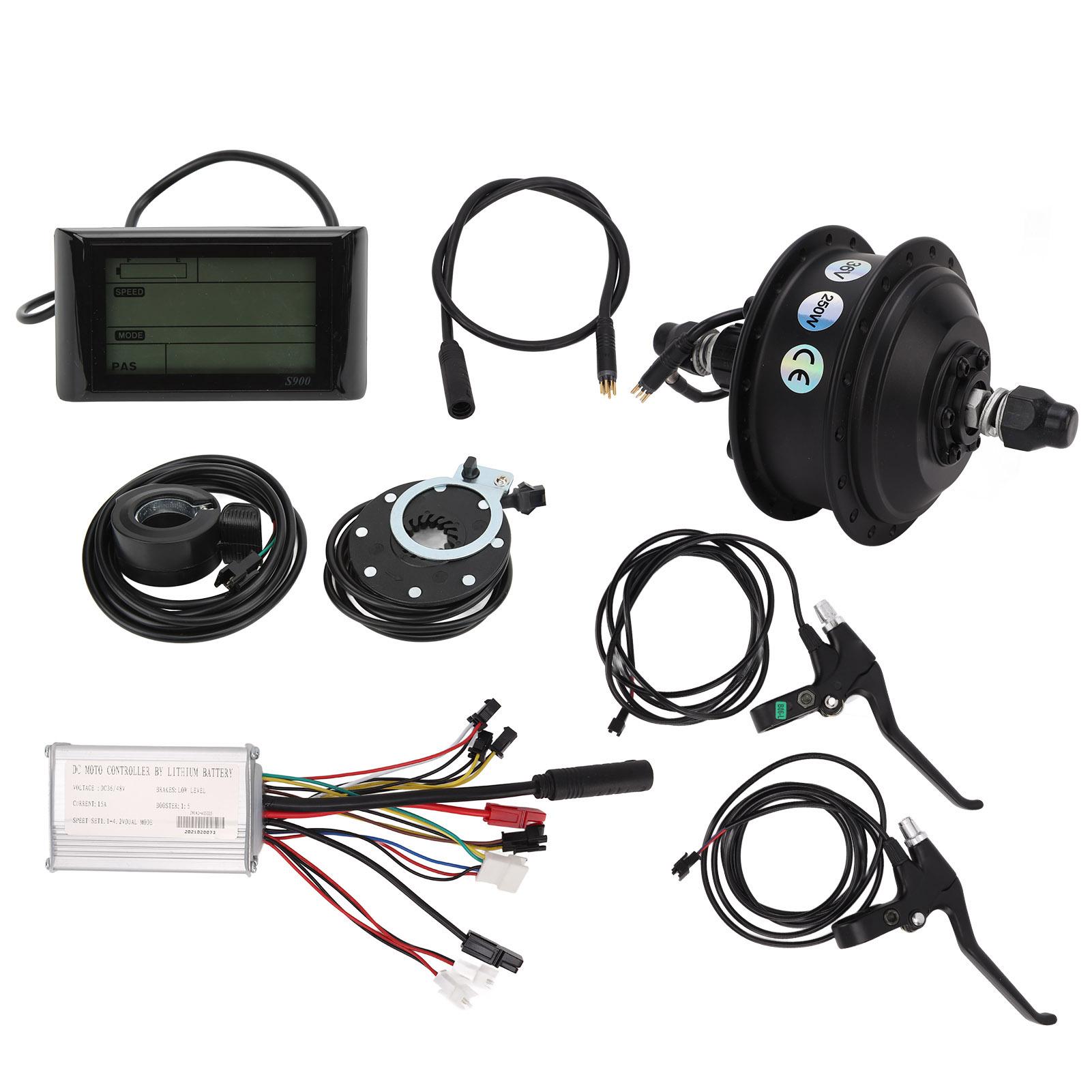 36V 250W Electric Bike Conversion Kit 15A Controller S900 LCD Panel Cassette Rear Drive Hub Motor KitFor 20 Inch Rim
36V 250W Electric Bike Conversion Kit 15A Controller S900 LCD Panel Cassette Rear Drive Hub Motor KitFor 20 Inch Rim
