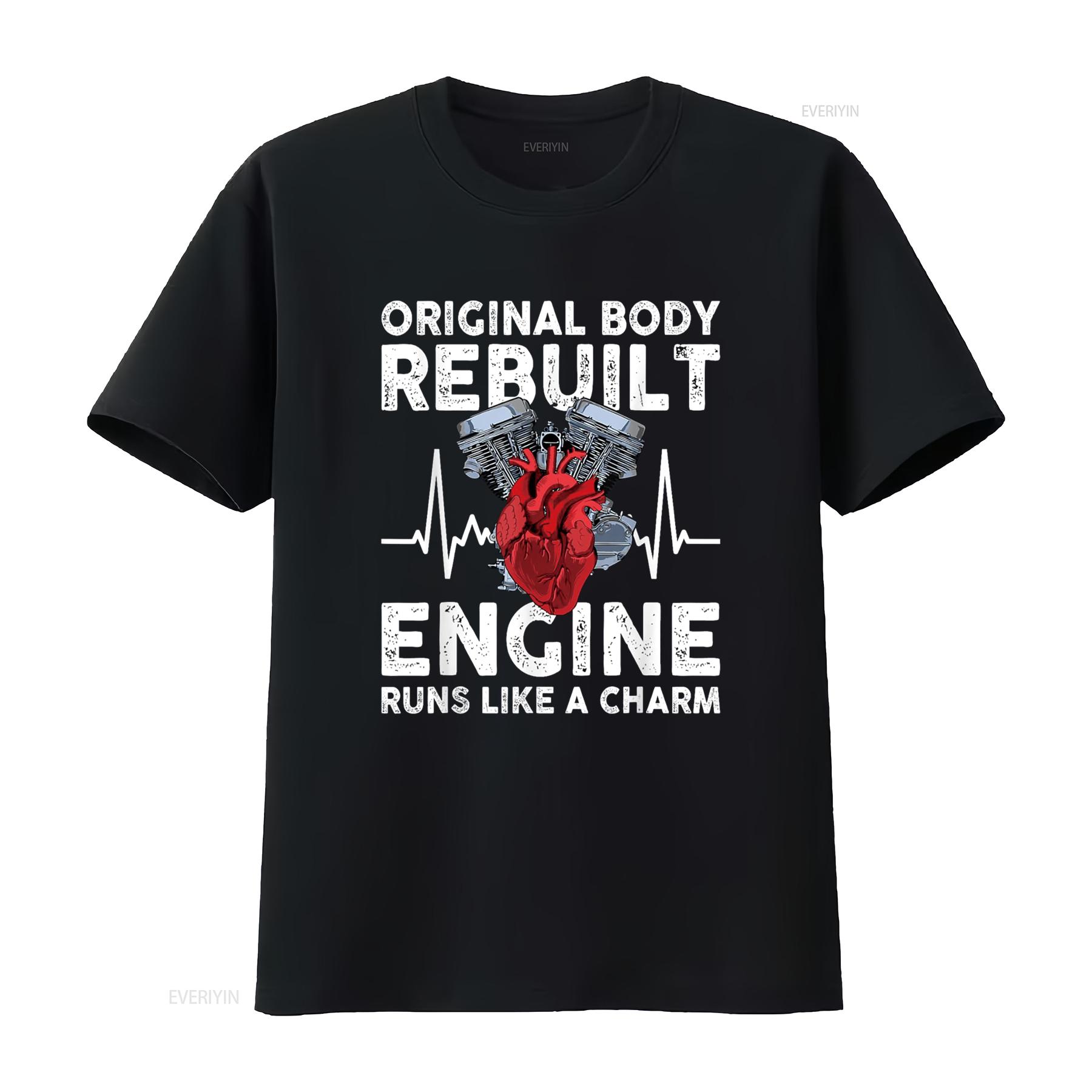 Original body rebuilt engine runs like a charm T Shirt vintage Washed Slightly designer clothes streetwear Soft Stylish 4XL
Original body rebuilt engine runs like a charm T Shirt vintage Washed Slightly designer clothes streetwear Soft Stylish 4XL