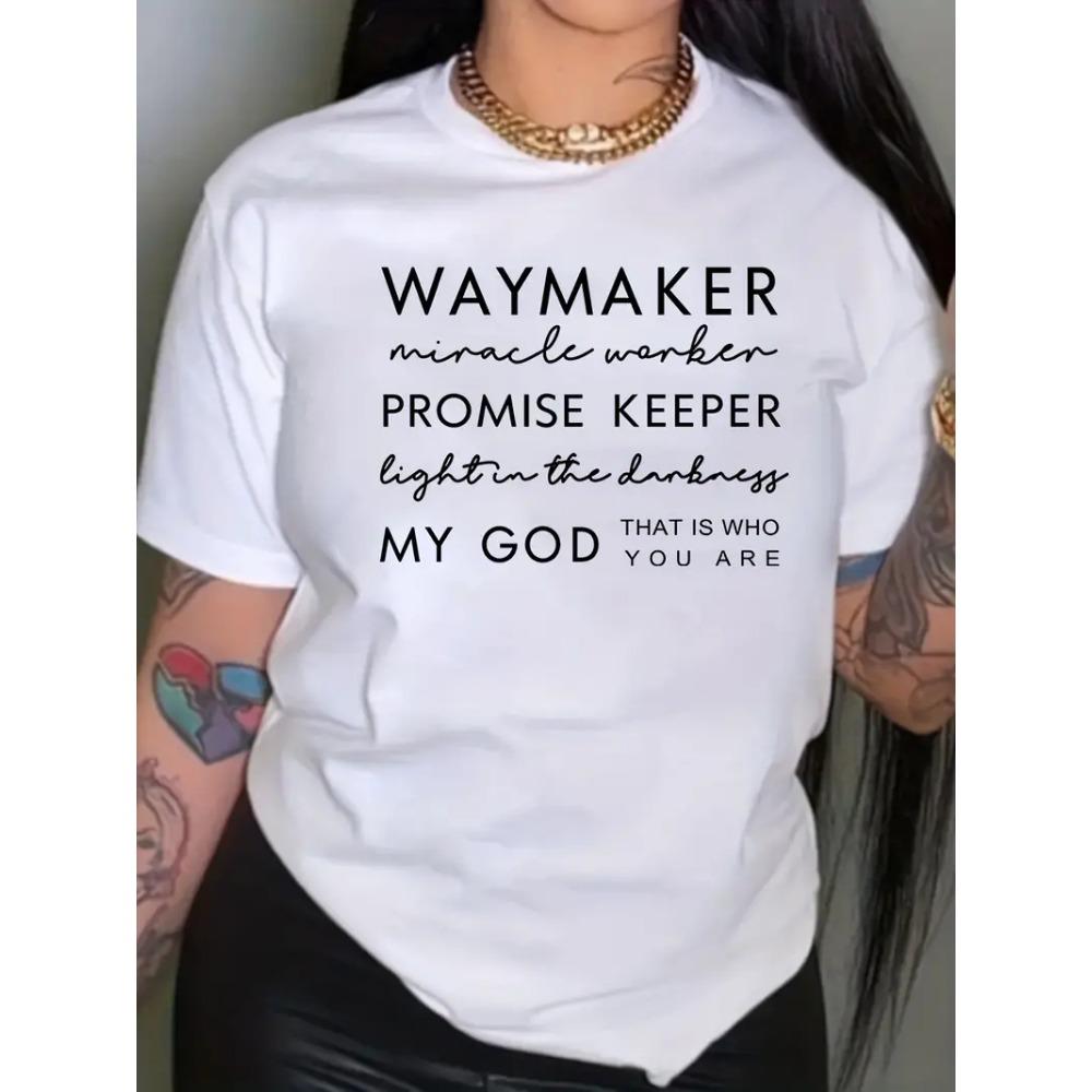 Faith Quote Print Crew Neck Graphic Tshirt Solid Short Sleeve Fashion Loose Tee Womens Tops Oversized T Shirt S
Faith Quote Print Crew Neck Graphic Tshirt Solid Short Sleeve Fashion Loose Tee Womens Tops Oversized T Shirt S