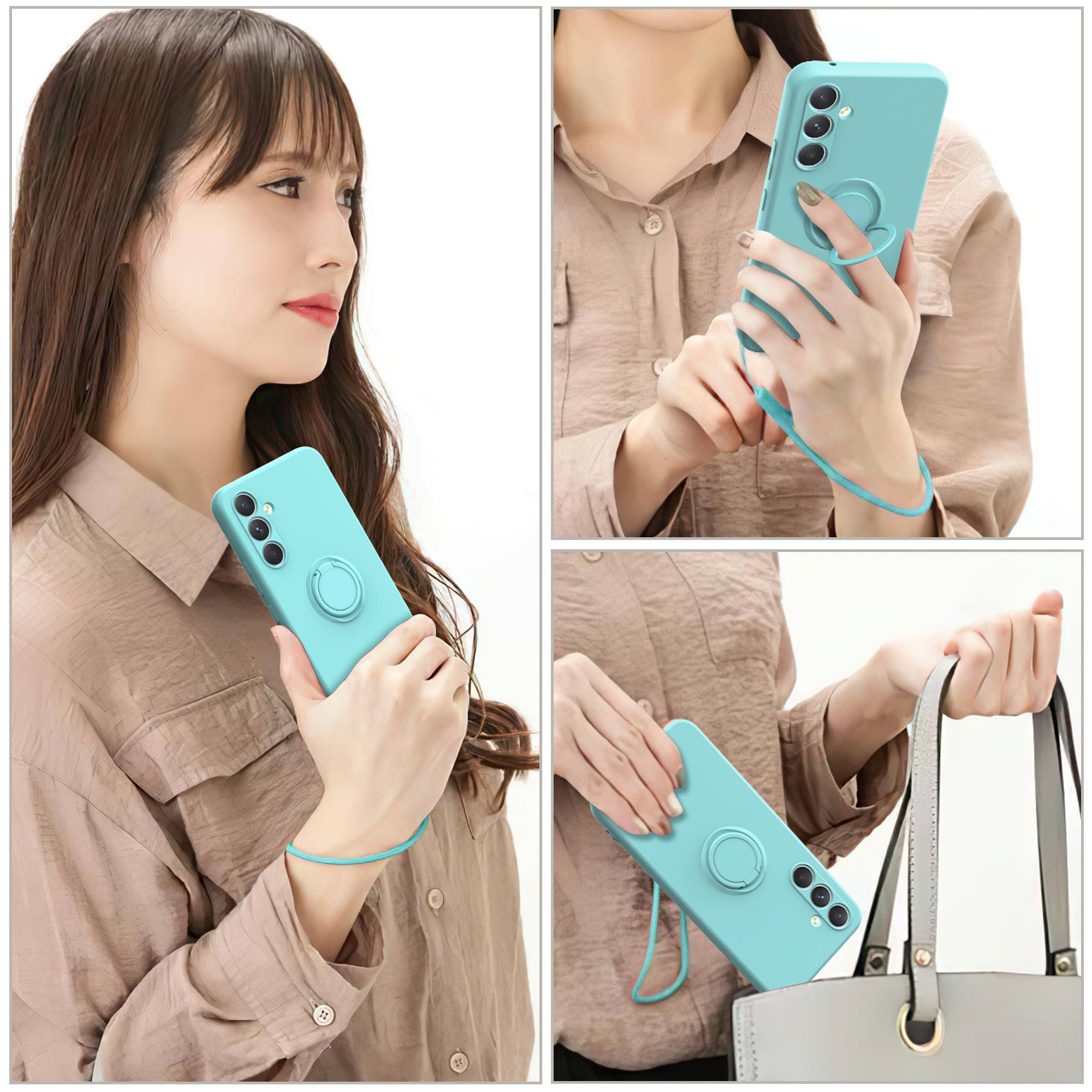 For Samsung Galaxy S24 FE Silicone Case with Strap Ring Kickstand Phone Cover Midnight Blue
For Samsung Galaxy S24 FE Silicone Case with Strap Ring Kickstand Phone Cover Midnight Blue