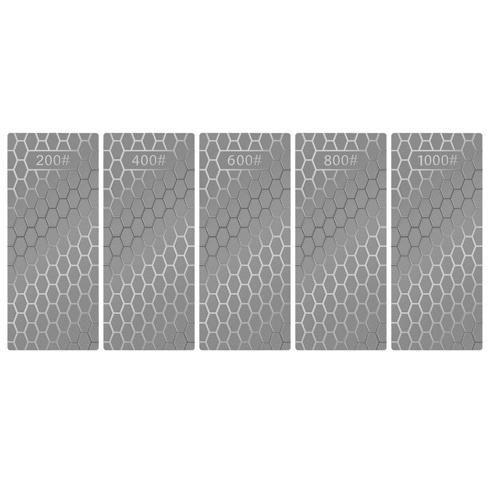 5Pcs Diamond Sharpening Stones Efficient Diamond Sharpening Plates with Honeycomb Surface Non Slip Diamond Lapping Plate Knife
5Pcs Diamond Sharpening Stones Efficient Diamond Sharpening Plates with Honeycomb Surface Non Slip Diamond Lapping Plate Knife