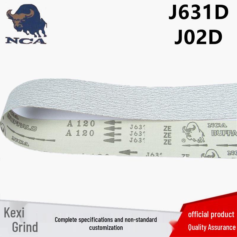 Bison NCA J631D Sanding Belt, White Coating, Anti-clogging, Soft Cloth, Aluminum Oxide Abrasive, Japanese Imported
Bison NCA J631D Sanding Belt, White Coating, Anti-clogging, Soft Cloth, Aluminum Oxide Abrasive, Japanese Imported