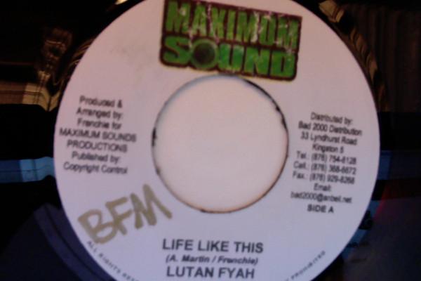 7inch Record LUTAN FYAH - Life Like This NONE Maximum Sound Jamaica Reggae, Ska & Dub Used
7inch Record LUTAN FYAH - Life Like This NONE Maximum Sound Jamaica Reggae, Ska & Dub Used