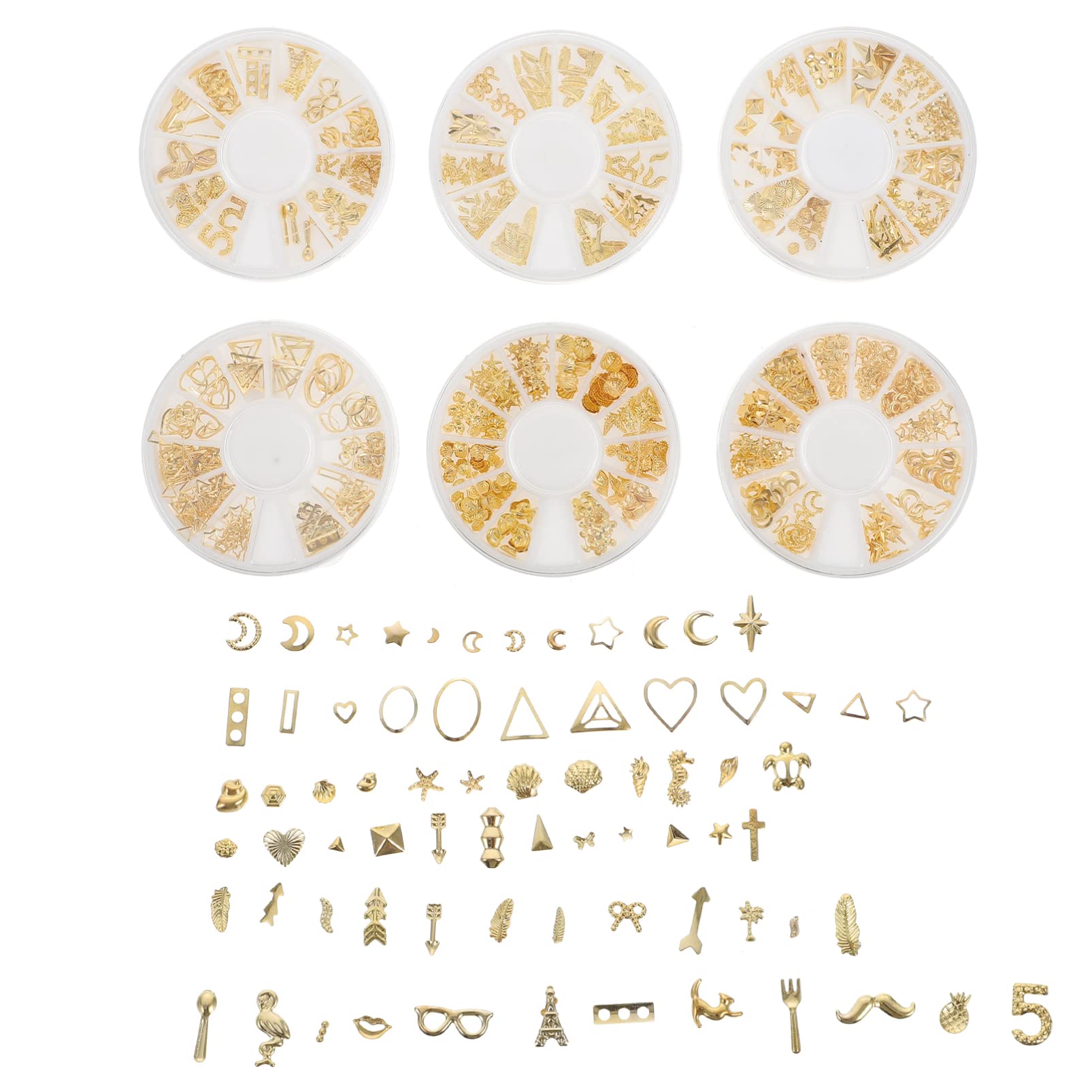 Frcolor Nail Metal Gold Nail Decoration Deco Metal Nail 3D Nail Большая емкость 6 кейсов Детали, шпильки, детали, детали, аксессуары, детали, детали,
Frcolor Nail Metal Gold Nail Decoration Deco Metal Nail 3D Nail Большая емкость 6 кейсов Детали, шпильки, детали, детали, аксессуары, детали, детали,