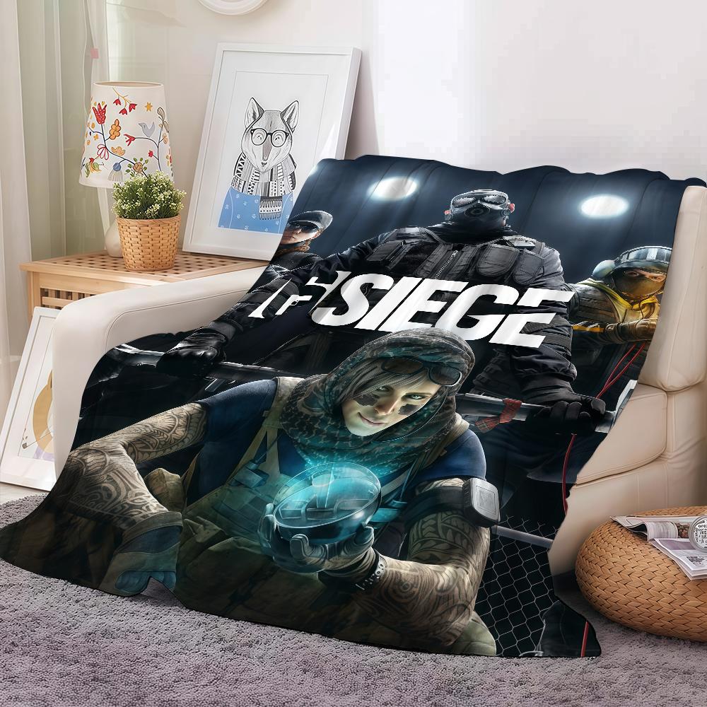 Ковдра Tom C-Clancys R-Rainbow Six Siege Тепла та м яка Підходить для спальні вітальні дивана ліжка офісу подорожей кемпінгу 30x40in
Ковдра Tom C-Clancys R-Rainbow Six Siege Тепла та м яка Підходить для спальні вітальні дивана ліжка офісу подорожей кемпінгу 30x40in