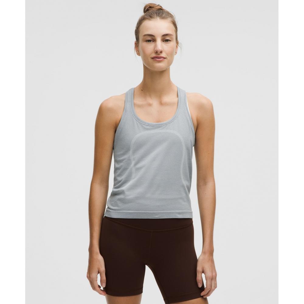 Lululemon Майка-борцовка Swiftly Tech 2.0 длиной до талии в полоску из спандекса белого серого цвета Oasis 8
Lululemon Майка-борцовка Swiftly Tech 2.0 длиной до талии в полоску из спандекса белого серого цвета Oasis 8