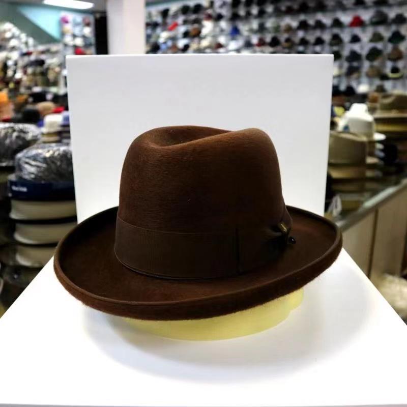 Shangxin Cross-Border Hot-Selling Wool Hat, Bow Webbing Decorative Felt Hat, Fashionable Pure Wool Top Hat 59cm темно-коричневого кольору
Shangxin Cross-Border Hot-Selling Wool Hat, Bow Webbing Decorative Felt Hat, Fashionable Pure Wool Top Hat 59cm темно-коричневого кольору