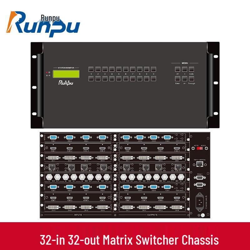 Runpu HD Seamless Hybrid AV Conference Matrix Switcher (CN version)
Runpu HD Seamless Hybrid AV Conference Matrix Switcher (CN version)